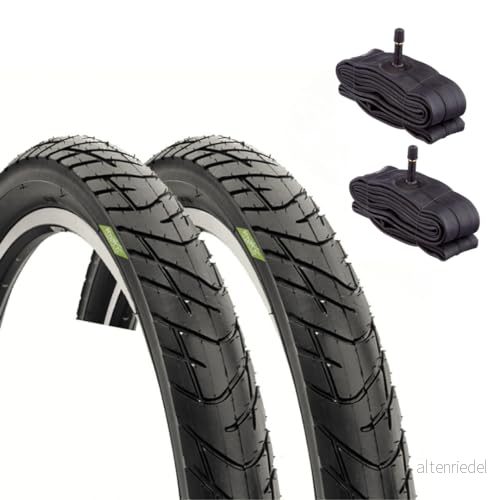 2 däck 26 x 2,125 + rum med ventil Amerika Vägdäck för MTB Elcykel/batteri 769322313044