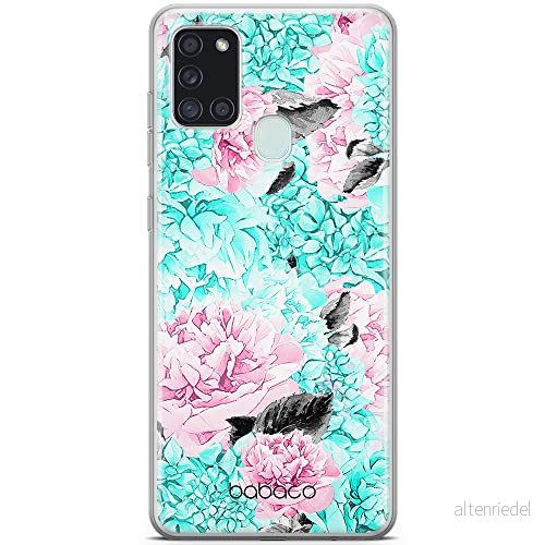 ERT GROUP mobiltelefonfodral för Samsung A21s originalt och officiellt licensierat Babaco mönster Flowers 003 optimalt anpassad till formen på mobiltelefonen, fodral tillverkad av TPU plast 5904805378676