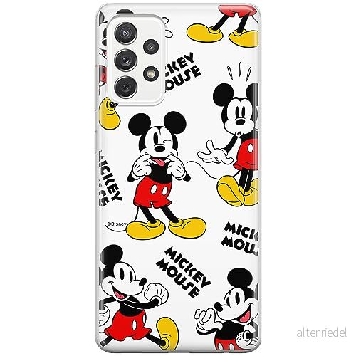 ERT GROUP mobiltelefonfodral för Samsung A73 5G originalt och officiellt licensierat Disney mönster Mickey 050 optimalt anpassad till formen på mobiltelefonen, fodral tillverkad av TPU plast 5905795032586