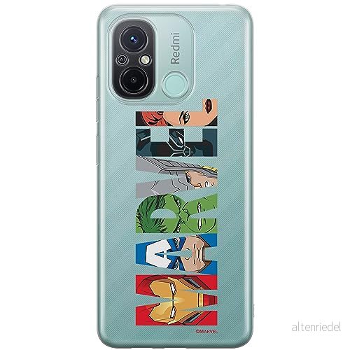 ERT GROUP mobiltelefonfodral för Xiaomi REDMI 12C/ 11A originalt och officiellt licensierat Marvel mönster 011 optimalt anpassad till formen på mobiltelefonen, gedeeltelijk transparant 5905511846121