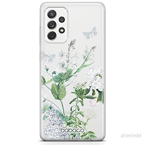 ERT GROUP mobiltelefonfodral för Samsung A73 5G originalt och officiellt licensierat Babaco mönster Flowers 033 optimalt anpassad till formen på mobiltelefonen, gedeeltelijk transparant 5905131288912
