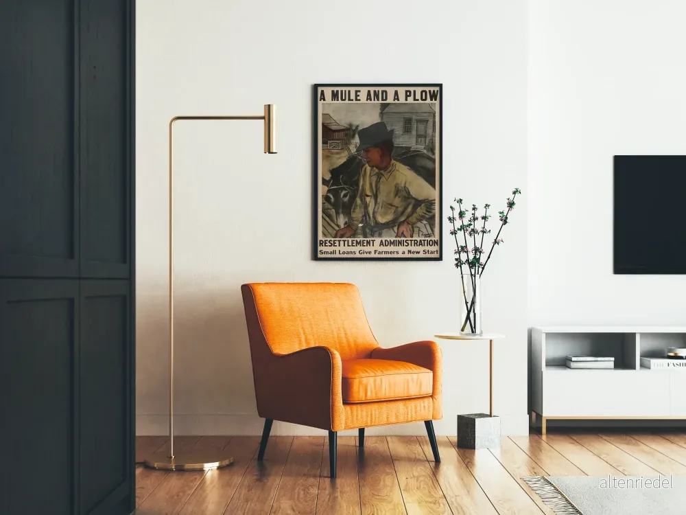 Vintage bonde- och mulenposter - lantlig väggdekoration - Bild 2