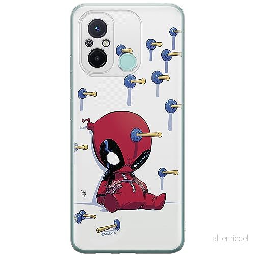 ERT GROUP mobiltelefonfodral för Xiaomi REDMI 12C/ 11A originalt och officiellt licensierat Marvel mönster Deadpool 005 anpassad till formen på mobiltelefonen, fodral tillverkad av TPU plast 5905511841058