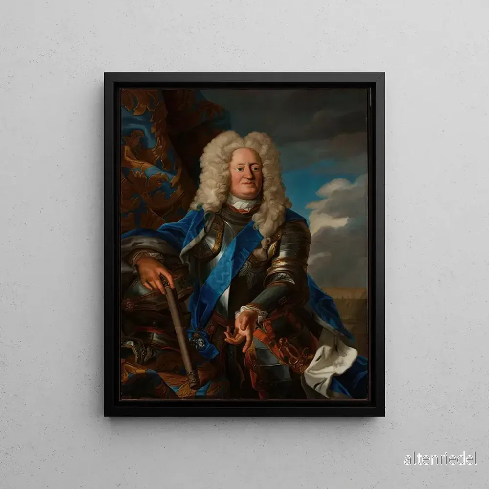 Målning Portrait av Auguste Guillaume de Brunswick - Bernhard Christoph Francke | Konsttryck