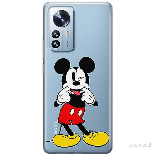 ERT GROUP mobiltelefonfodral för Xiaomi 12 / 12X originalt och officiellt licensierat Disney mönster Mickey 053 optimalt anpassad till formen på mobiltelefonen, gedeeltelijk transparant 5905795034863