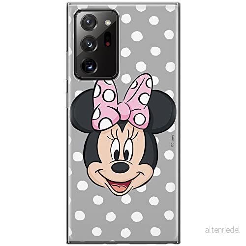 ERT GROUP mobiltelefonfodral för Samsung GALAXY NOTE 20 ULTRA originalt och officiellt licensierat Disney mönster Minnie 057 anpassad till formen på mobiltelefonen, fodral tillverkad av TPU plast 5903040355428