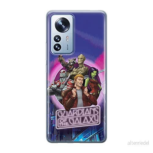 ERT GROUP mobiltelefonfodral för Xiaomi 12 PRO originalt och officiellt licensierat Marvel mönster Guardians of the Galaxy 009 anpassad till formen på mobiltelefonen, fodral tillverkad av TPU plast 5905511514457