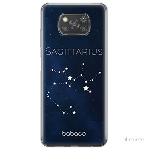 ERT GROUP mobiltelefonfodral för Xiaomi POCOPHONE X3 originalt och officiellt licensierat Babaco mönster Zodiac Constellation 009 anpassad till formen på mobiltelefonen, fodral tillverkad av TPU plast 5903537127613