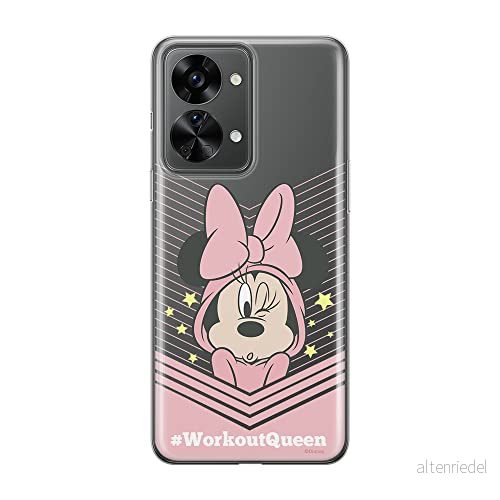 ERT GROUP mobiltelefonfodral för Oneplus NORD 2T 5G originalt och officiellt licensierat Disney mönster Minnie 053 optimalt anpassad till formen på mobiltelefonen, gedeeltelijk transparant 5905511265793