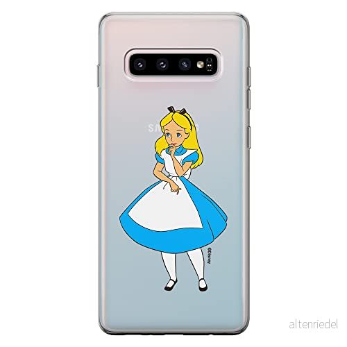 ERT GROUP mobiltelefonfodral för Samsung S10 PLUS originalt och officiellt licensierat Disney mönster Alice 010 optimalt anpassad till formen på mobiltelefonen, gedeeltelijk transparant 5905131193926