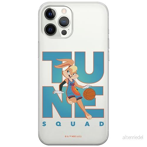ERT GROUP mobiltelefonfodral för Iphone 12/12 PRO originalt och officiellt licensierat Looney Tunes mönster Space Jam 007 optimalt anpassad till formen på mobiltelefonen, gedeeltelijk transparant 5905511029104