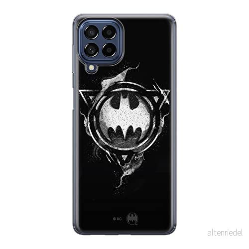 ERT GROUP mobiltelefonfodral för Samsung M53 5G originalt och officiellt licensierat DC mönster Batman 013 optimalt anpassad till formen på mobiltelefonen, fodral tillverkad av TPU plast 5905511379476