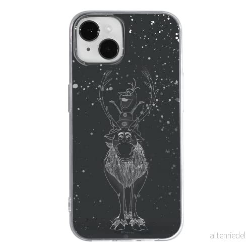 ERT GROUP mobiltelefonfodral för Apple Iphone 14 PLUS originalt och officiellt licensierat Disney mönster Olaf and Sven 001 anpassad till formen på mobiltelefonen, fodral tillverkad av TPU plast 5905131905987