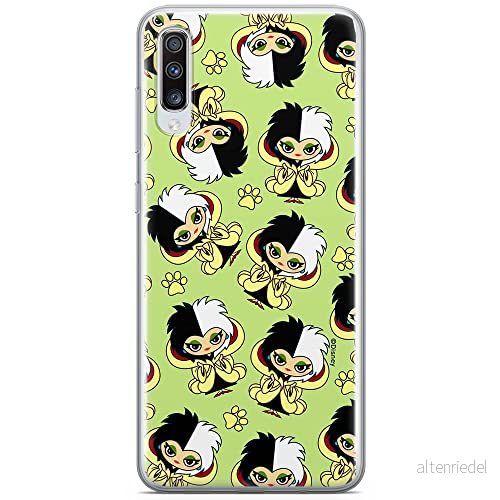 ERT GROUP mobiltelefonfodral för Samsung A70 originalt och officiellt licensierat Disney mönster Cruella 007 optimalt anpassad till formen på mobiltelefonen, fodral tillverkad av TPU plast 5905131493842