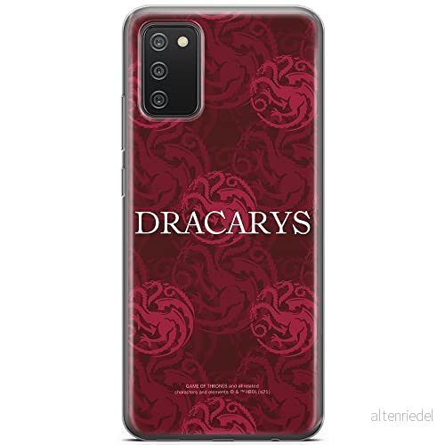 ERT GROUP mobiltelefonfodral för Samsung A02S originalt och officiellt licensierat Game od Thrones mönster of 021 anpassad till formen på mobiltelefonen, fodral tillverkad av TPU plast 5903932696370