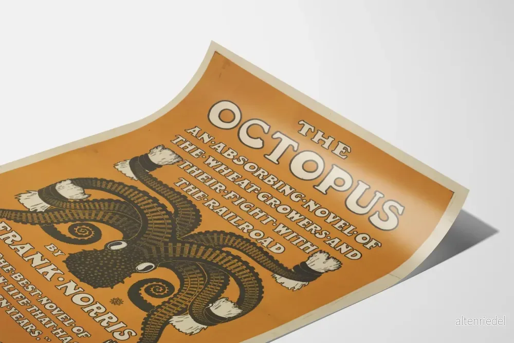 Vintageposter The Octopus av Frank Norris för väggdekoration - Bild 3