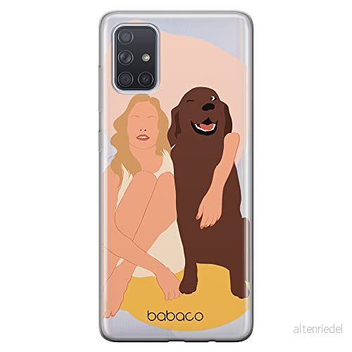 ERT GROUP mobiltelefonfodral för Samsung A71 originalt och officiellt licensierat Babaco mönster Dogs 007 optimalt anpassad till formen på mobiltelefonen, gedeeltelijk transparant 5905131033116