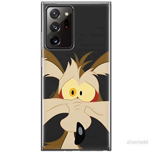 ERT GROUP mobiltelefonfodral för Samsung GALAXY NOTE 20 ULTRA originalt och officiellt licensierat Looney Tunes mönster Coyote 001 anpassad till formen på mobiltelefonen, gedeeltelijk transparant 5903040361924