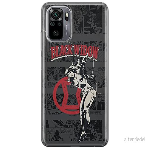 ERT GROUP mobiltelefonfodral för Xiaomi REDMI NOTE 10/ 10S originalt och officiellt licensierat Marvel mönster Black Widow 006 anpassad till formen på mobiltelefonen, fodral tillverkad av TPU plast 5903537192369