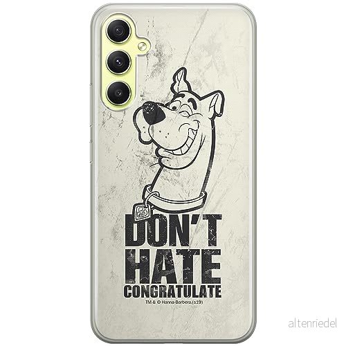 ERT GROUP mobiltelefonfodral för Samsung A34 5G originalt och officiellt licensierat Scooby Doo mönster 011 optimalt anpassad till formen på mobiltelefonen, fodral tillverkad av TPU plast 5905511790745