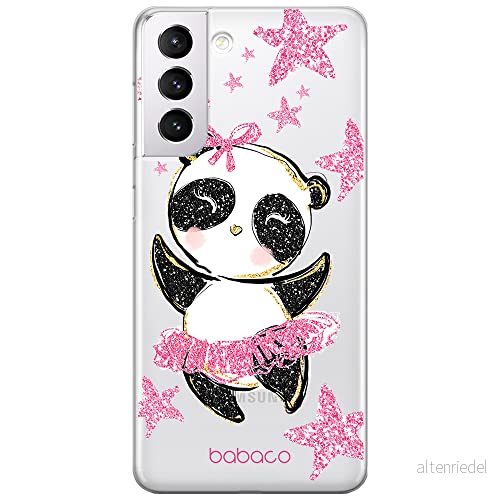 ERT GROUP mobiltelefonfodral för Samsung S21 originalt och officiellt licensierat Babaco mönster Panda 007 optimalt anpassad till formen på mobiltelefonen, gedeeltelijk transparant 5903932376616