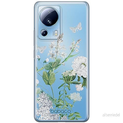 ERT GROUP mobiltelefonfodral för Xiaomi 13 LITE/CIVI 2 originalt och officiellt licensierat Babaco mönster Flowers 033 optimalt anpassad till formen på mobiltelefonen, gedeeltelijk transparant 5905511927066
