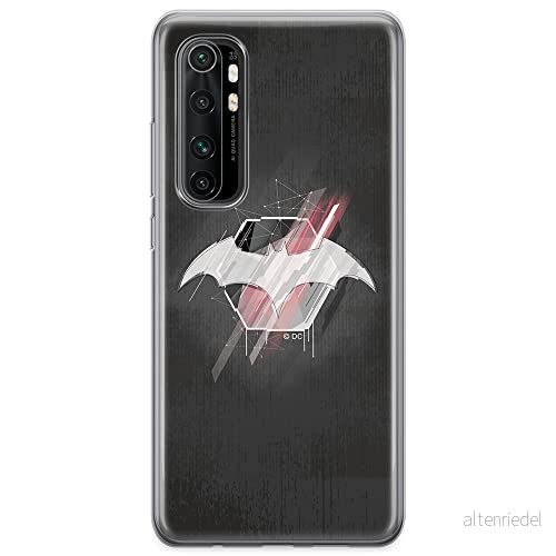 ERT GROUP mobiltelefonfodral för Xiaomi MI NOTE 10 Lite originalt och officiellt licensierat DC mönster Batman 002 optimalt anpassad till formen på mobiltelefonen, fodral tillverkad av TPU plast 5904805588754