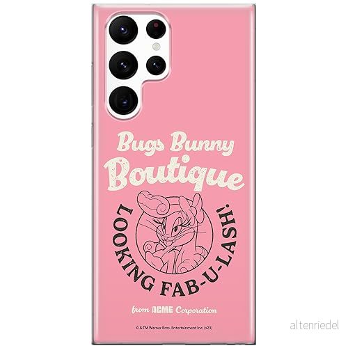 ERT GROUP mobiltelefonfodral för Samsung S22 ULTRA originalt och officiellt licensierat Looney Tunes mönster Lola 011 optimalt anpassad till formen på mobiltelefonen, fodral tillverkad av TPU plast 5905795074814