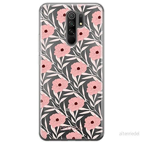 ERT GROUP mobiltelefonfodral för Xiaomi REDMI 9 originalt och officiellt licensierat Babaco mönster Flowers 017 optimalt anpassad till formen på mobiltelefonen, gedeeltelijk transparant 5903932629897