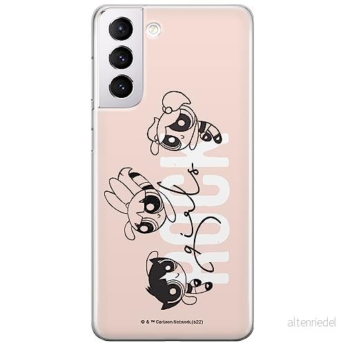 ERT GROUP mobiltelefonfodral för Samsung S21 originalt och officiellt licensierat The Powerpuff Girls mönster 039, fodral tillverkad av TPU plast 5905511982904