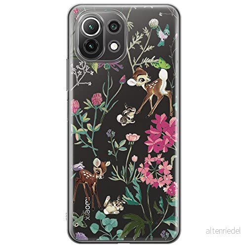 ERT GROUP mobiltelefonfodral för Xiaomi 11 LITE 4G/5G originalt och officiellt licensierat Disney mönster Bambi & Friends 001, gedeeltelijk transparant 5903932697285