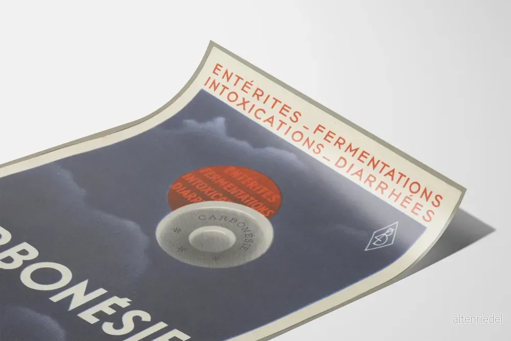 Vintage reklamposter Carbonésie väggdekoration - Bild 3
