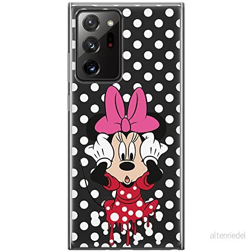 ERT GROUP mobiltelefonfodral för Samsung GALAXY NOTE 20 ULTRA originalt och officiellt licensierat Disney mönster Minnie 016 optimalt anpassad till formen på mobiltelefonen, gedeeltelijk transparant 5903932313390