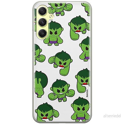 ERT GROUP mobiltelefonfodral för Samsung A34 5G originalt och officiellt licensierat Marvel mönster Hulk 006 optimalt anpassad till formen på mobiltelefonen, fodral tillverkad av TPU plast 5905511782306