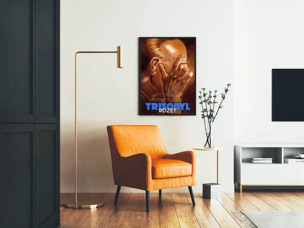 Vintageposter Trisodyl Hypertension Artärskleros - Bild 2