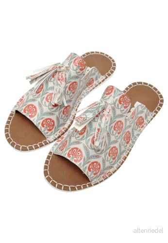 DOGO Kvinnors veganska lädersandaler nejlika mönster 36, Material: Polyester, 36 EU 8680544243556