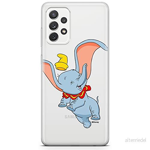ERT GROUP mobiltelefonfodral för Samsung A73 5G originalt och officiellt licensierat Disney mönster Dumbo 015 optimalt anpassad till formen på mobiltelefonen, gedeeltelijk transparant 5905131184344