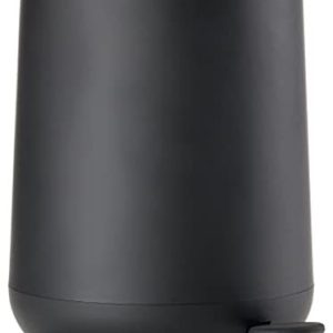 Zone Denmark Nova avfallsbehållare för badrum, kosmetikbehållare, 23 cm diameter, 29 hög, 5 liter kapacitet, svart 5708760593583