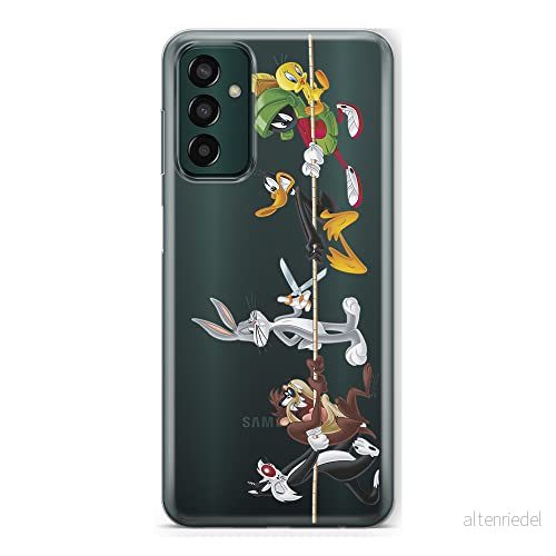 ERT GROUP mobiltelefonfodral för Samsung M13 4G originalt och officiellt licensierat Looney Tunes mönster 009 optimalt anpassad till formen på mobiltelefonen, gedeeltelijk transparant 5905511321024