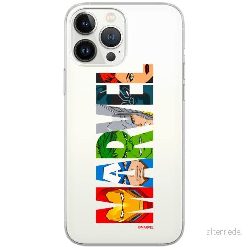 ERT GROUP mobiltelefonfodral för Huawei P30 Lite originalt och officiellt licensierat Marvel mönster 011 Vit optimalt anpassad till formen på mobiltelefonen, gedeeltelijk transparant 5904805186875