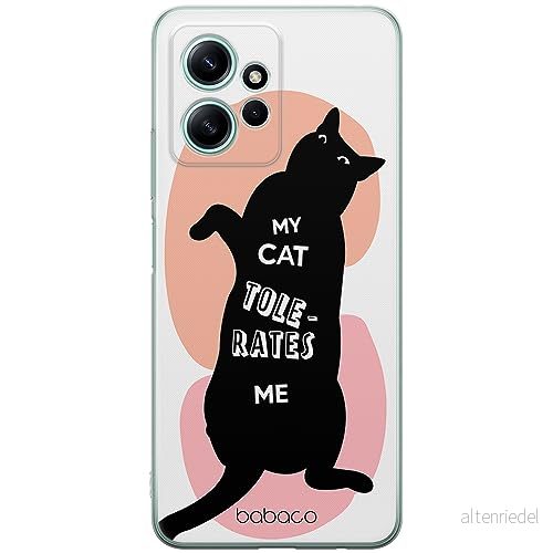 ERT GROUP mobiltelefonfodral för Xiaomi REDMI NOTE 12 4G originalt och officiellt licensierat Babaco mönster Cats 003 optimalt anpassad till formen på mobiltelefonen, fodral tillverkad av TPU plast 5905511946487