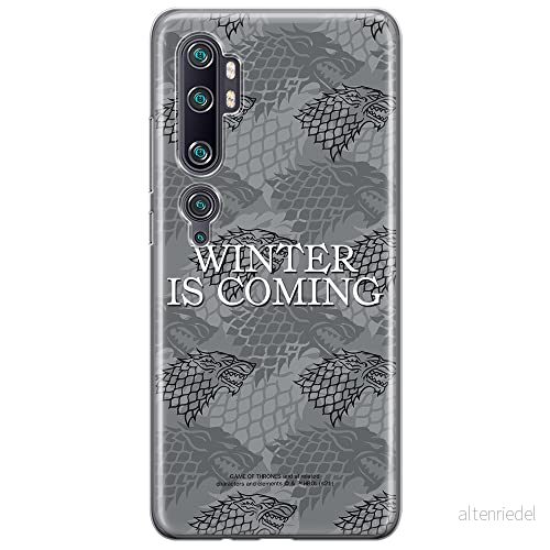 ERT GROUP mobiltelefonfodral för Xiaomi MI NOTE 10 / PRO originalt och officiellt licensierat Game od Thrones mönster of 019, fodral tillverkad av TPU plast 5903932692426