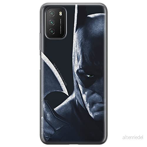 ERT GROUP mobiltelefonfodral för Xiaomi REDMI 9T originalt och officiellt licensierat DC mönster Batman 020 optimalt anpassad till formen på mobiltelefonen, fodral tillverkad av TPU plast 5904805604843