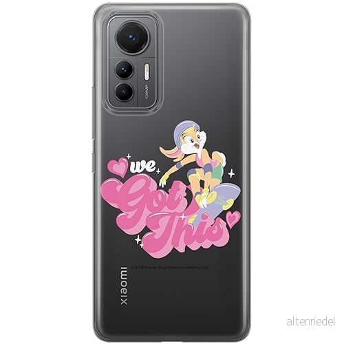 ERT GROUP mobiltelefonfodral för Xiaomi 12 LITE originalt och officiellt licensierat Looney Tunes mönster Lola 004 optimalt anpassad till formen på mobiltelefonen, gedeeltelijk transparant 5905795065799