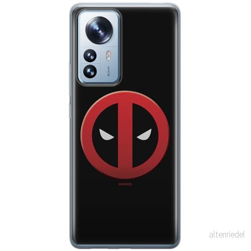 ERT GROUP mobiltelefonfodral för Xiaomi 12 PRO originalt och officiellt licensierat Marvel mönster Deadpool 003 optimalt anpassad till formen på mobiltelefonen, fodral tillverkad av TPU plast 5905511520045