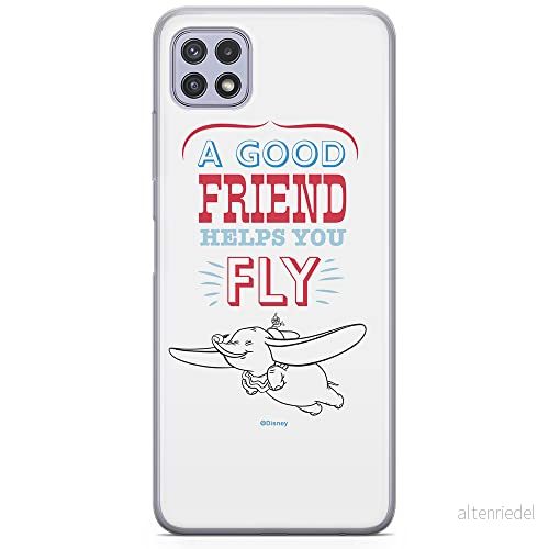 ERT GROUP mobiltelefonfodral för Samsung A22 5G originalt och officiellt licensierat Disney mönster Dumbo 004 optimalt anpassad till formen på mobiltelefonen, fodral tillverkad av TPU plast 5903932801910