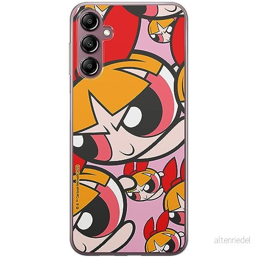 ERT GROUP mobiltelefonfodral för Samsung A14 4G/5G originalt och officiellt licensierat The Powerpuff Girls mönster 010 optimalt anpassad till formen på mobiltelefonen, fodral tillverkad av TPU plast 5905511960810