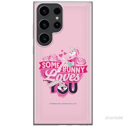 ERT GROUP mobiltelefonfodral för Samsung S23 ULTRA originalt och officiellt licensierat Looney Tunes mönster Lola & Bugs 002 anpassad till formen på mobiltelefonen, fodral tillverkad av TPU plast 5905795134099