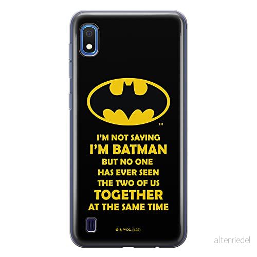 ERT GROUP mobiltelefonfodral för Samsung A10 originalt och officiellt licensierat DC mönster Batman 053 optimalt anpassad till formen på mobiltelefonen, fodral tillverkad av TPU plast 5905131550682