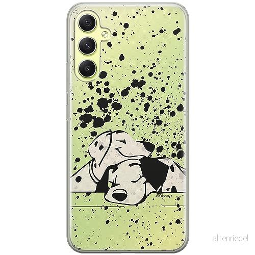 ERT GROUP mobiltelefonfodral för Samsung A34 5G originalt och officiellt licensierat Disney mönster Dalmatian 003 optimalt anpassad till formen på mobiltelefonen, gedeeltelijk transparant 5905511775575